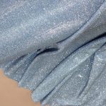 Glitter Azul Ciano Com Tecido Base Acetinado