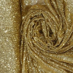 Glitter Dourado Composição 100%Poliamida 1,40 Largura