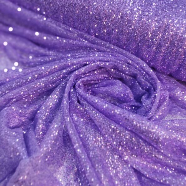 Tule Glitter Cor Lilás