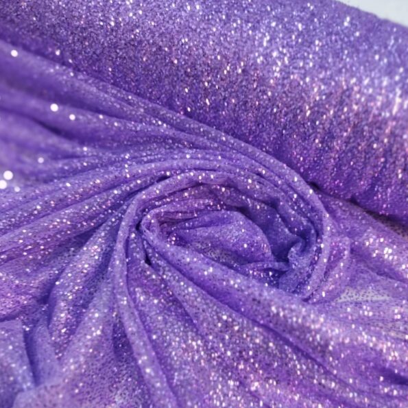Tule Glitter Cor Lilás