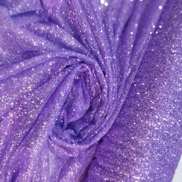 Tule Glitter Cor Lilás